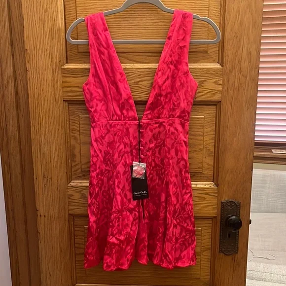 revolve red and pink dress Pink And Red Dress
